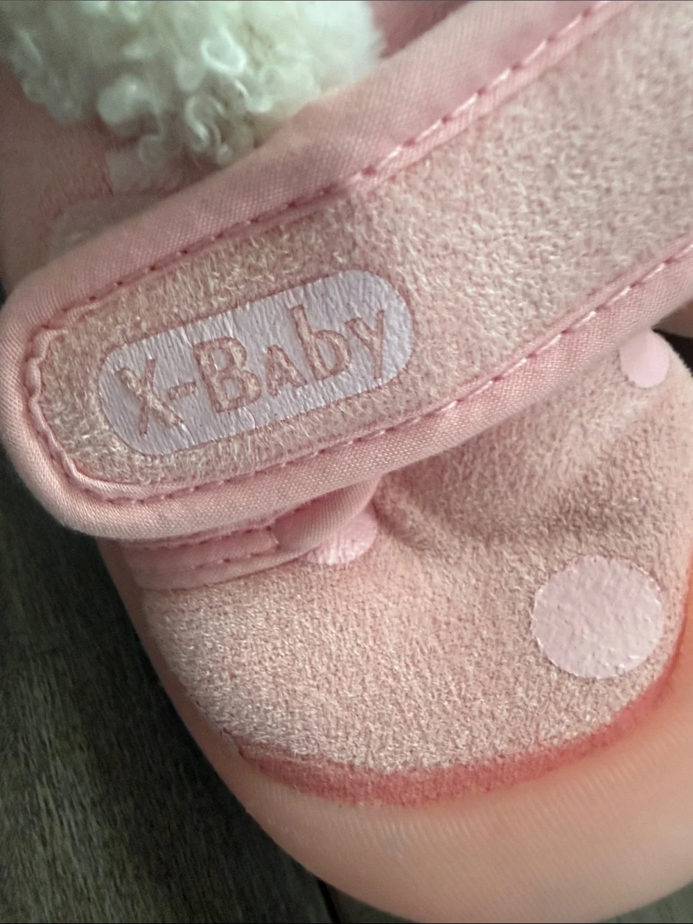 Pink Fleece-Lined Baby Boots - Soft Winter Shoe